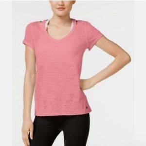 Calvin Klein Pink Cutout T-shirt Size‎ XL